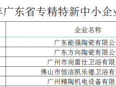 5家陶衛(wèi)榮獲廣東省專(zhuān)精特新中小企業(yè)頭銜